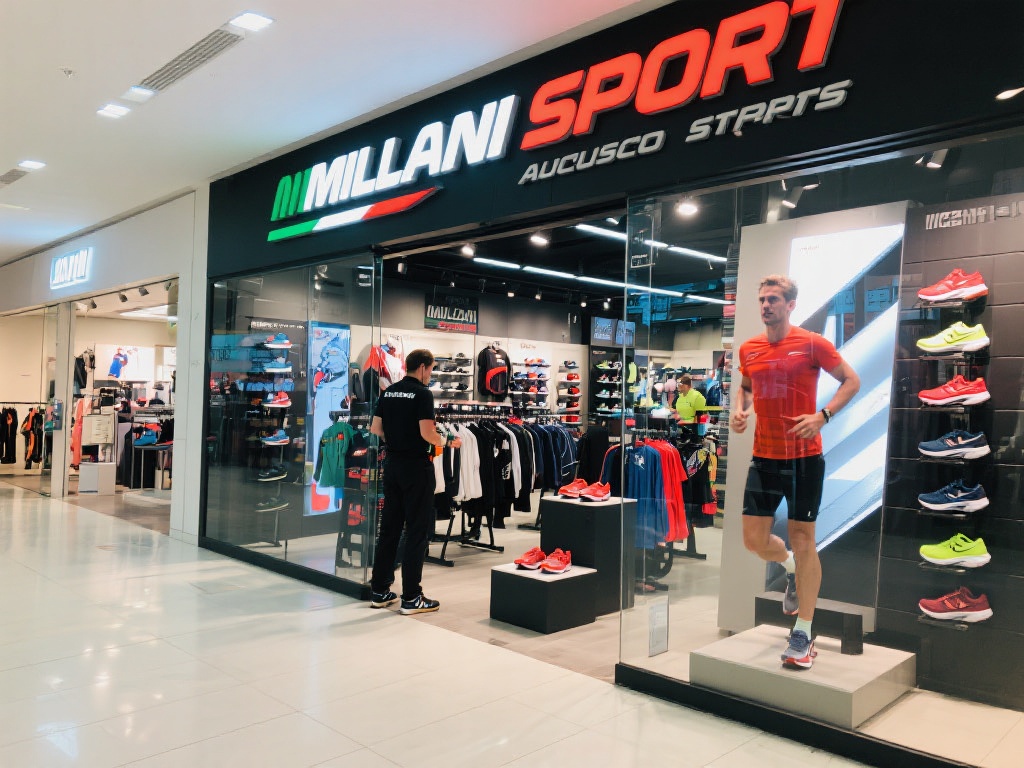 如果你更倾向于线下购物，米兰体育的授权专卖店是一个