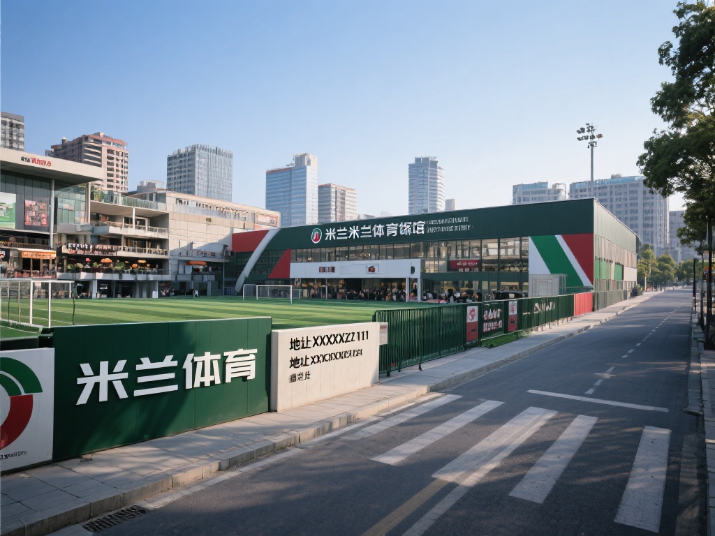 米兰体育位于城市的核心区域，地理位置十分便利。它的