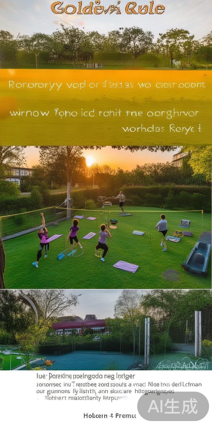 在私人场所进行体育运动，例如自家庭院、私人健身房，